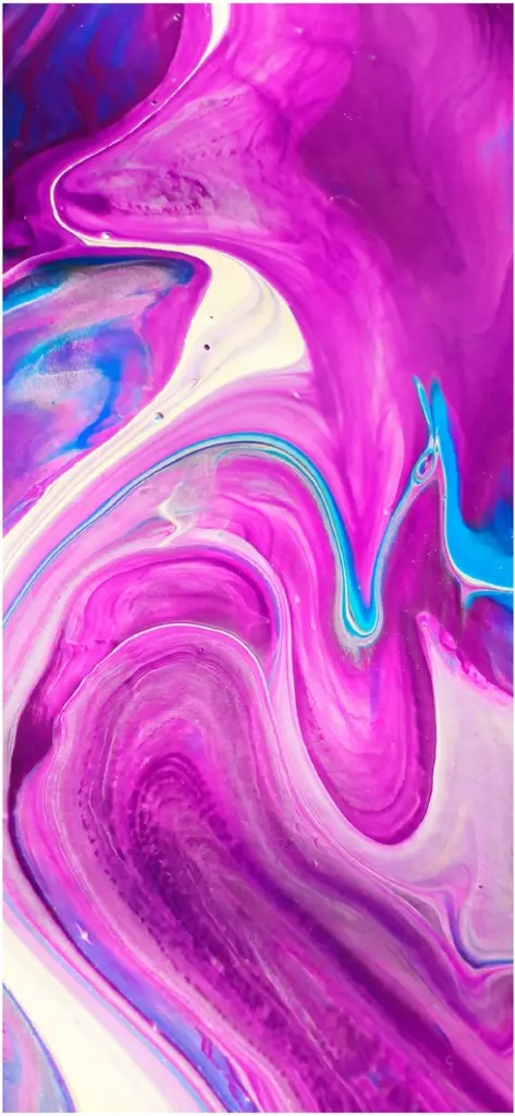 abstrakte lila blaue digitale grafik mit fliessenden formen