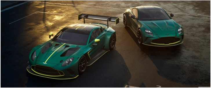 aston martin sportwagen mit eindrucksvollem design