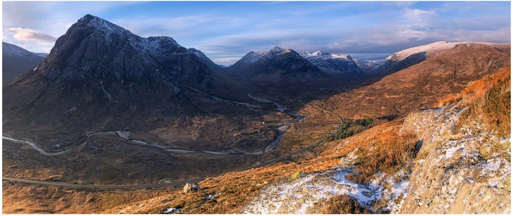 atemberaubende landschaft west highlands von schottland