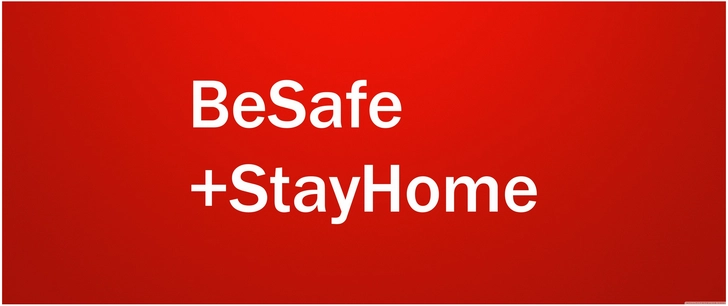 be safe stay home digitale grafik sicherheit gesundheit