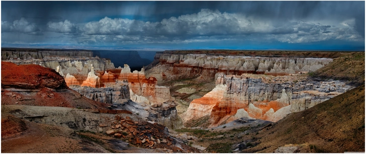 beeindruckende landschaft coal mine canyon arizona