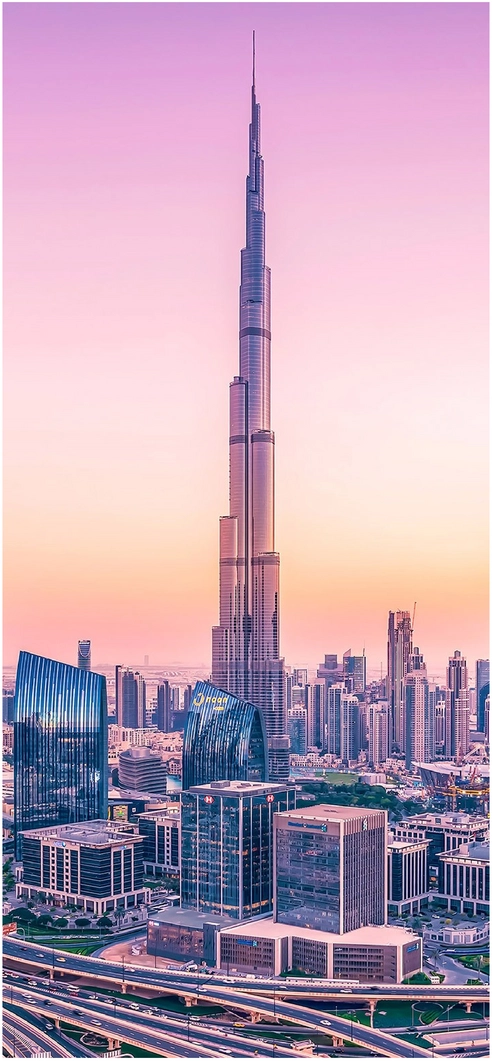burj-khalifa-bei-sonnenuntergang-in-dubai