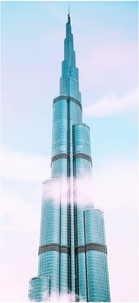 burj khalifa in dubai architektur moderne stadtansicht