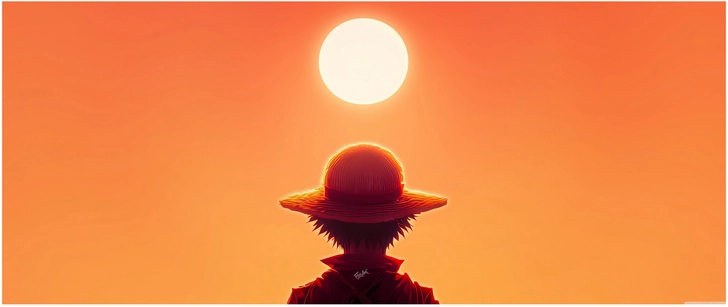 digitale illustration abenteurer im sonnenuntergang