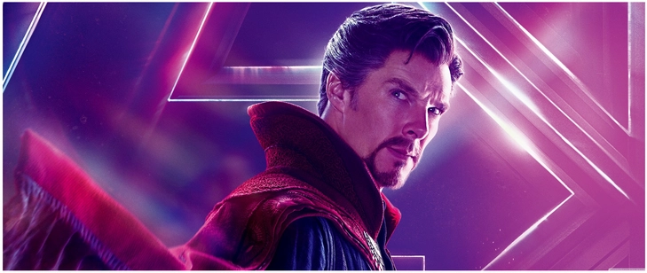doctor strange in digitaler grafik mit lebendigen farben