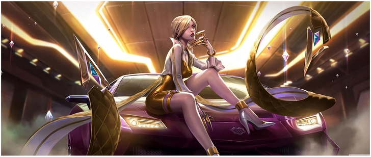 elegante digitale illustration einer figur auf