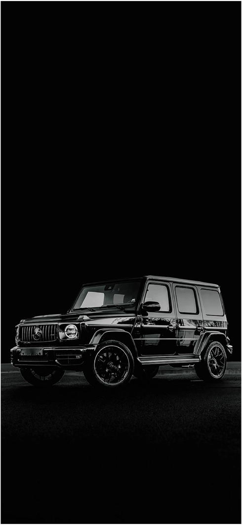 eleganter-schwarzer-g-klasse-wagen-auf-dunklem-hintergrund