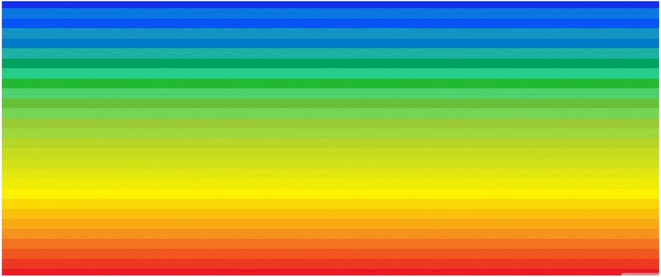 farbenfrohes horizontales streifenmuster in digitaler grafik