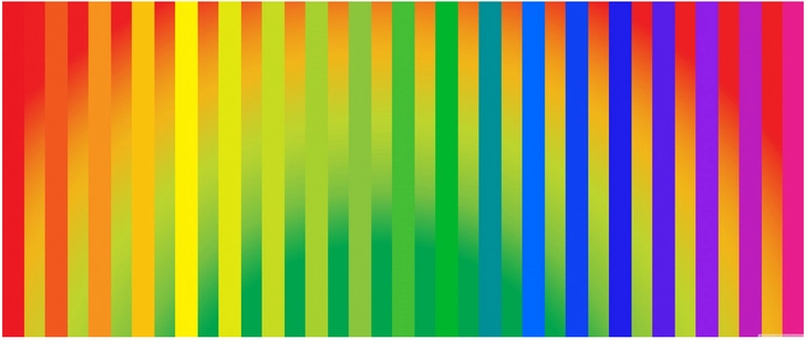farbenfrohes regenbogen streifen design fuer kreative hintergruende