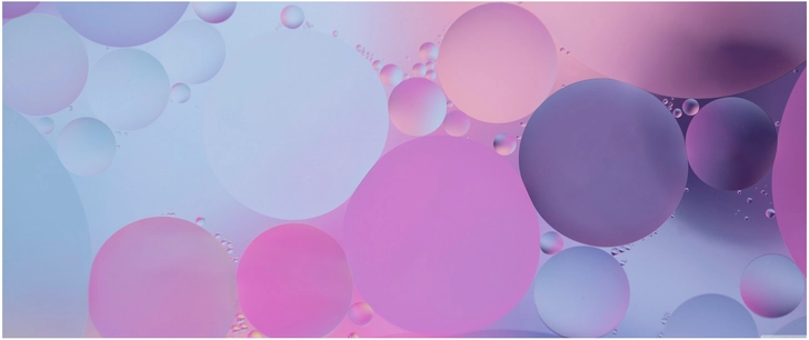 fascination of pastel circles in digital art