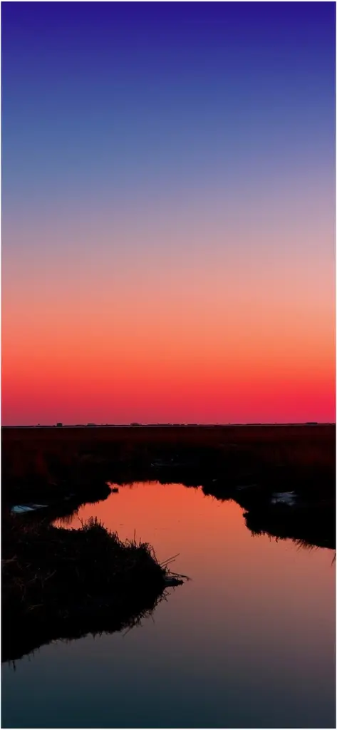 faszination des sonnenuntergangs in sanften farben