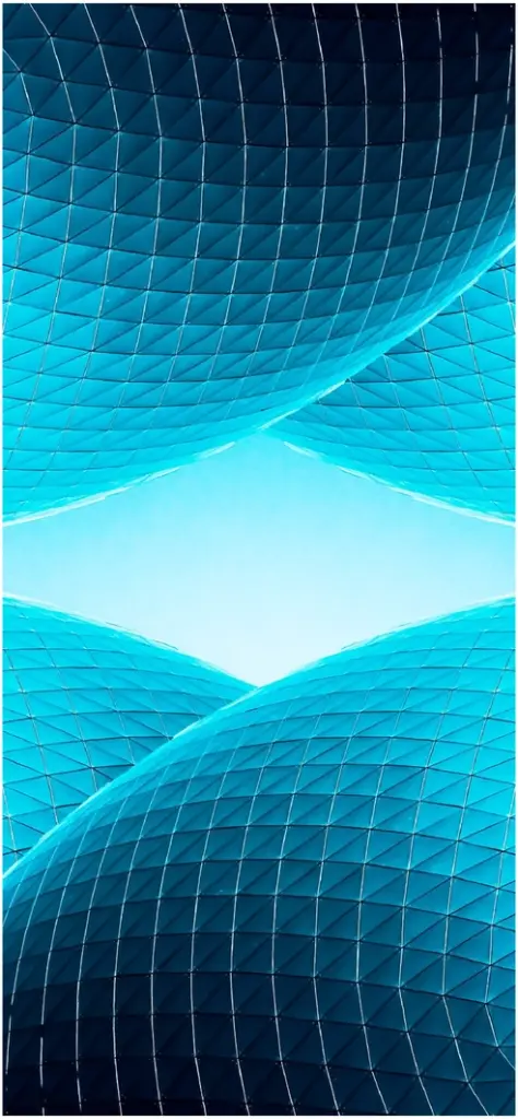 faszinierende digitale grafik geometrische formen blau