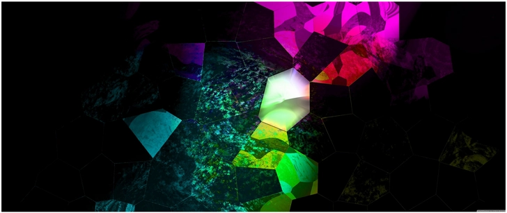 faszinierende digitale grafik mit geometrischen formen