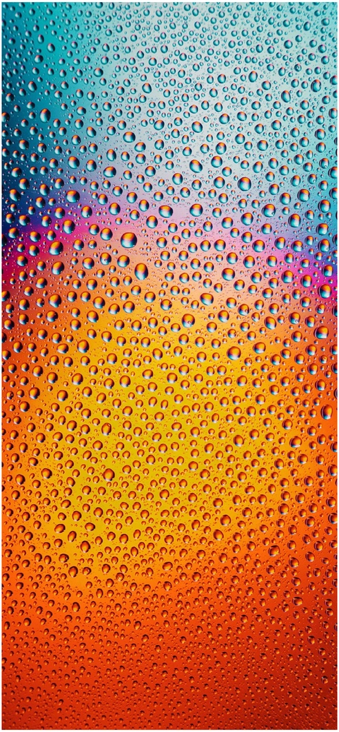 faszinierende-wassertropfen-auf-buntem-hintergrund