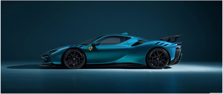 ferrari sportwagen eleganz design realistische darstellung