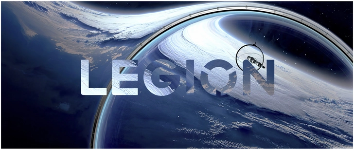 futuristische raumfahrt im weltraum mit legion