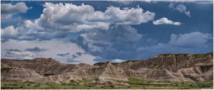 geologische formationen nebraska dramatischer himmel