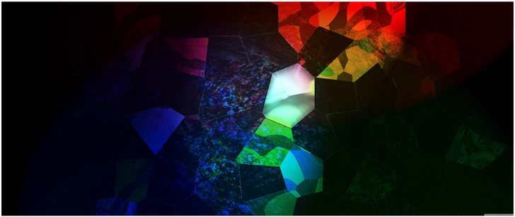 geometrische farbexplosion in digitaler grafik