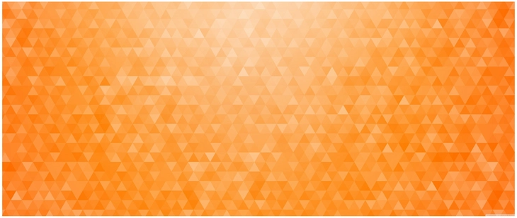 geometrisches oranges muster mit dreiecken