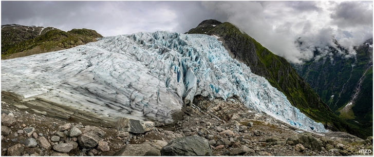 gletscherlandschaft im nationalpark norwegen