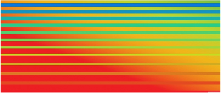 harmonische farbenkombination in horizontalen streifen