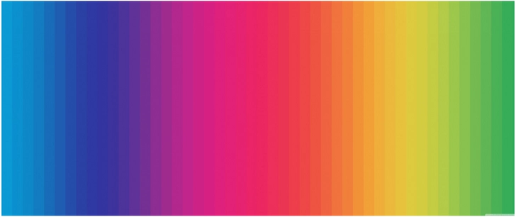 harmonischer farbverlauf in digitaler grafik