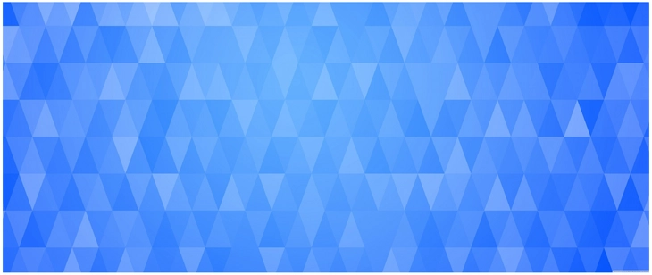 harmonisches blaues muster aus dreiecken in digitaler grafik