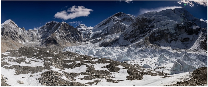 himalaya berge khumbu gletscher panorama natur erlebnis
