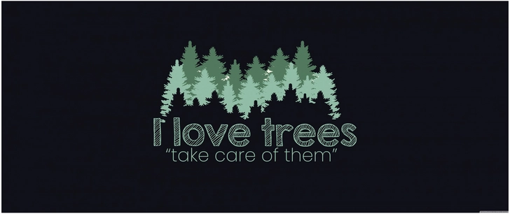 i love trees umweltbewusstsein pflege der natur