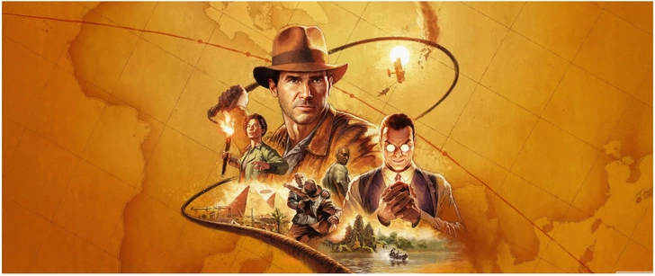 indiana jones abenteuer illustration im digitalen stil