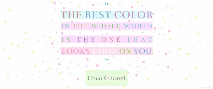 inspirierendes zitat von coco chanel ueber farben