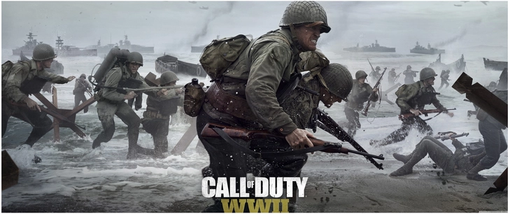 intensive kriegsdarstellung aus call of duty wwii