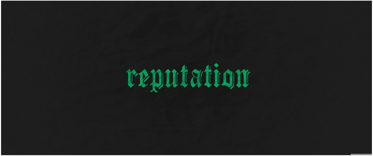 kuenstlerisches wallpaper mit dem wort reputation