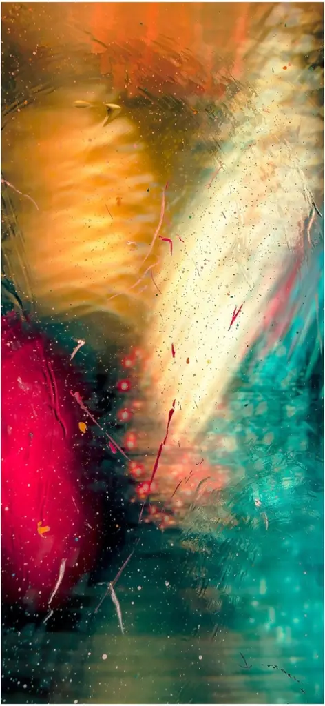 lebendige abstrakte digitale grafik mit farben und formen