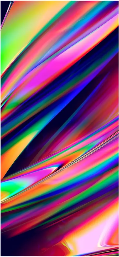 lebendige abstraktion mit bunten wellen und farben