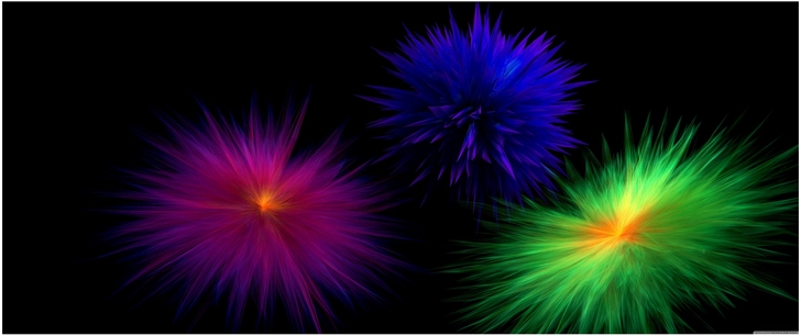 lebendige digitale grafik mit explosiven farben