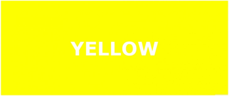 leuchtend gelbe grafik mit dem wort yellow