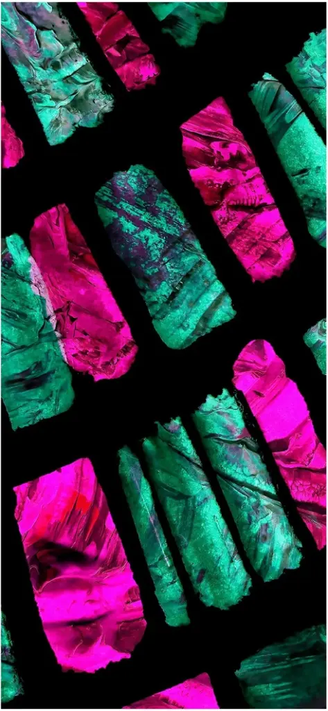 leuchtende farben und formen in digitaler kunst