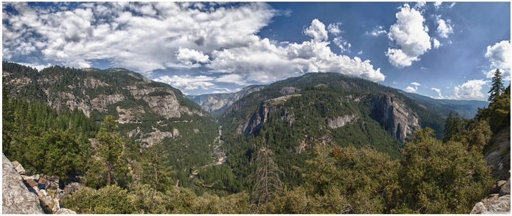 majestetische landschaft im yosemite nationalpark