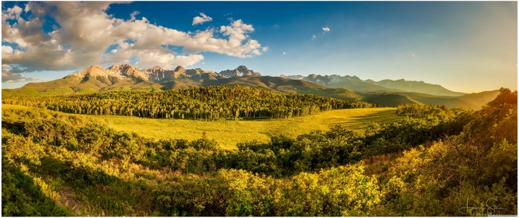 majestetische san juan mountains panorama colorado