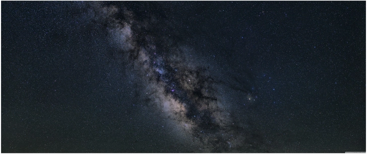 milchstrasse im nachthimmel sternenhimmel ueber uns