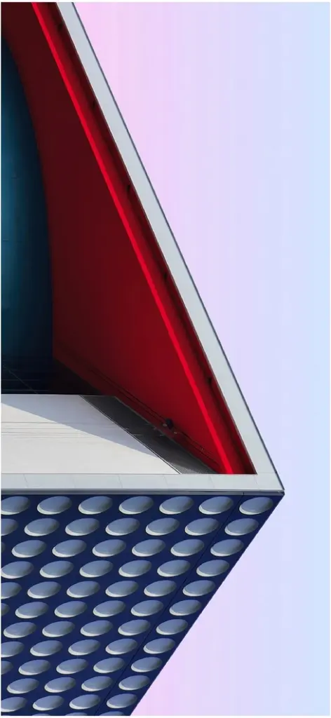 moderne architektur geometrische formen mit farben