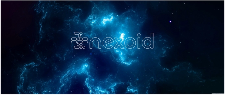nexoid nebula digital grafik hintergrund