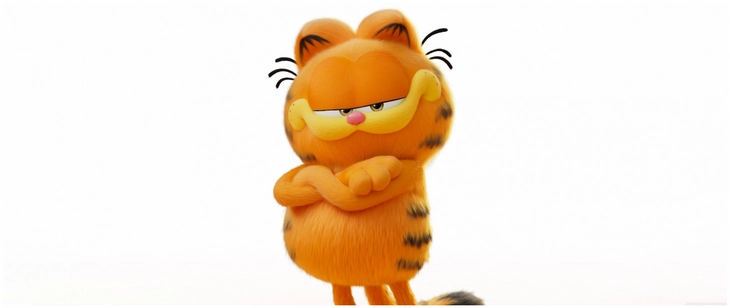 niedliche cartoon katze in digitaler grafik