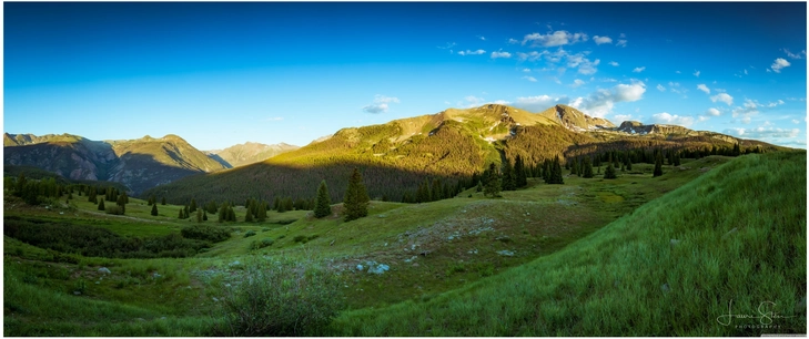 panoramablick san juan mountains colorado natur kunst