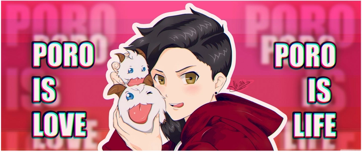 poro ist liebe und leben in digitaler illustration