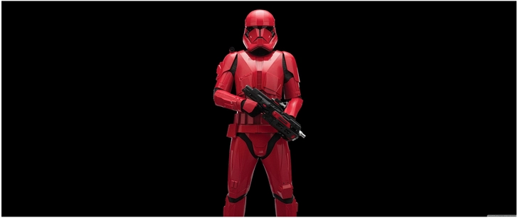 roter sith trooper aus star wars digitale grafik