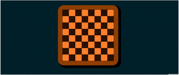 schachbrett in digitaler grafik fuer spieleliebhaber