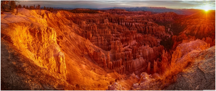 sonnenaufgang im bryce canyon naturpanorama