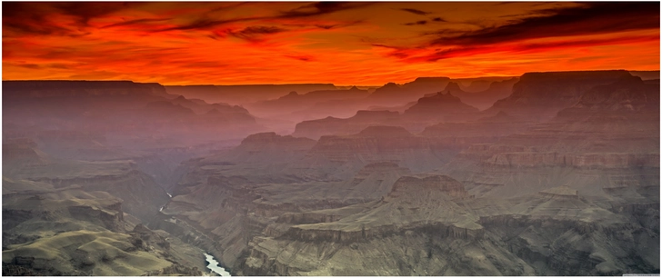 sonnenuntergang grand canyon arizona natur landschaft